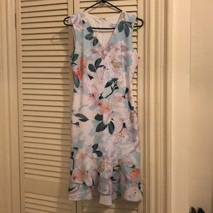 Calvin Klein floral dress size 4